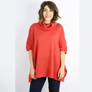 Foil New Zealand  "Suprise and Demand" Meriano Wool Drape Sweater Top XS/S